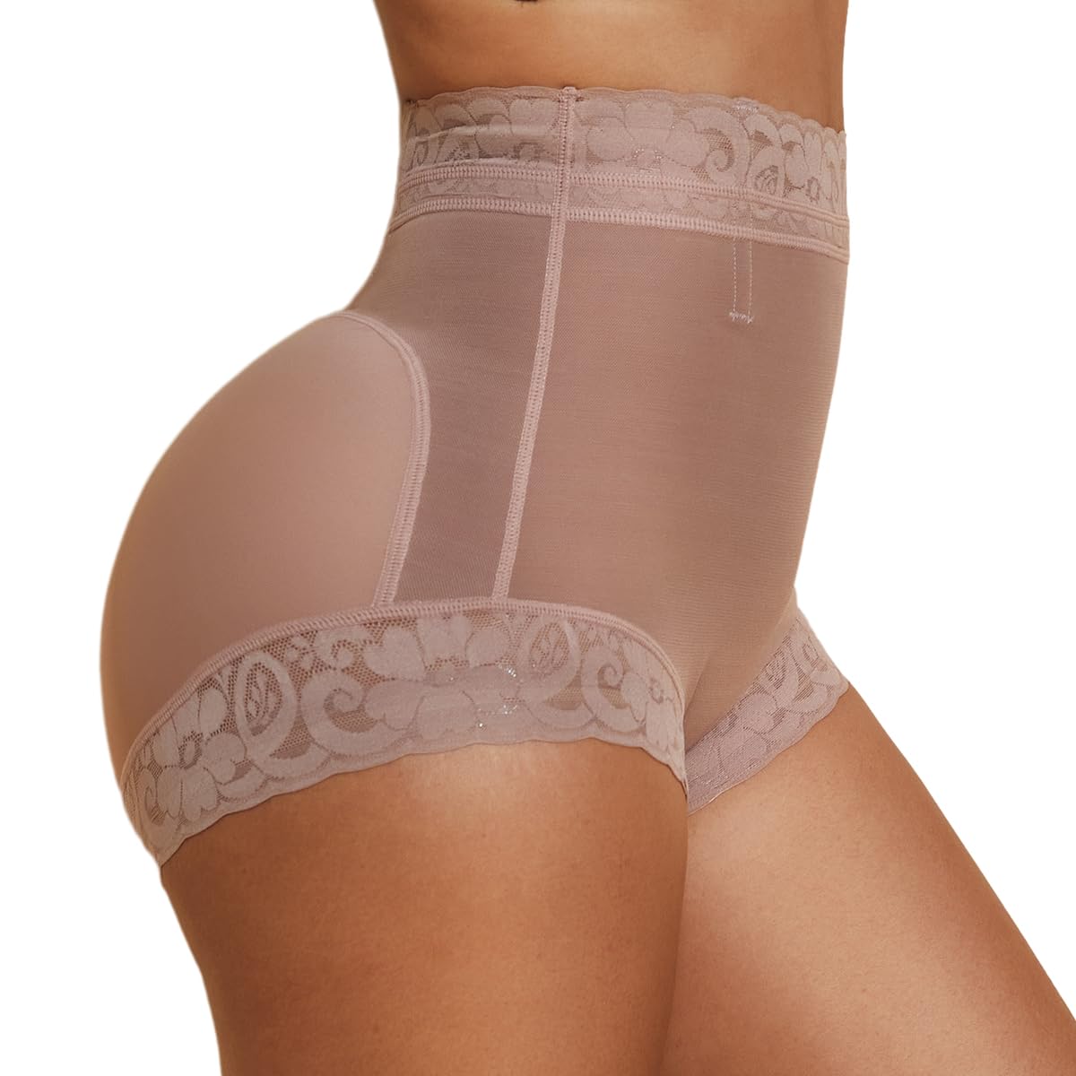 MOVWIN Fajas Colombianas Shapewear Tummy Control Short Faja Body Shaper Compression Panties for Women (US Alpha XX-Large Regular Regular Purple)